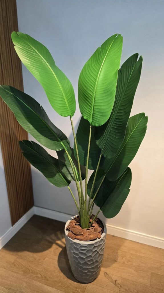 planta artificial bananeira kit com vaso planta artificial bananeira kit com vaso